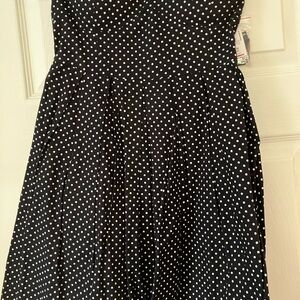 Black and White Polka Dot Dress